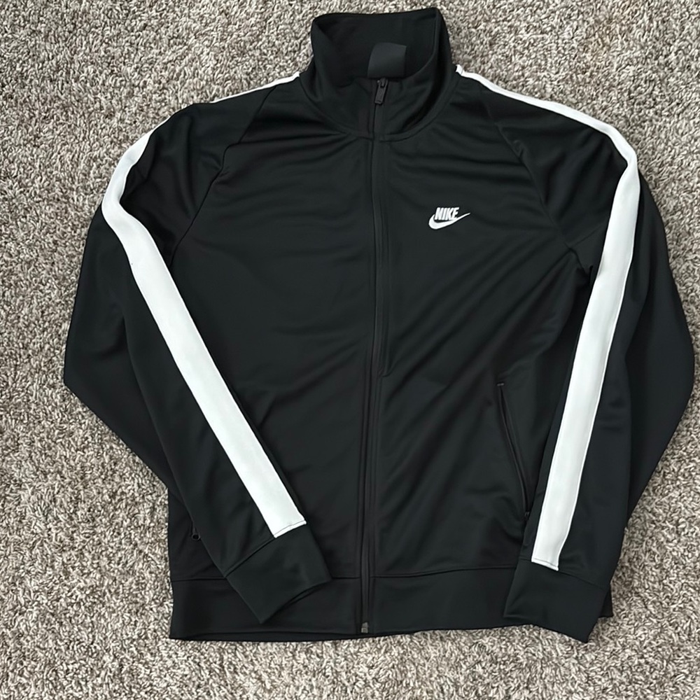 Nike Black and White Lightweight Jacket